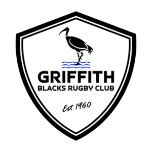 griffith blacks rugby union logo 1